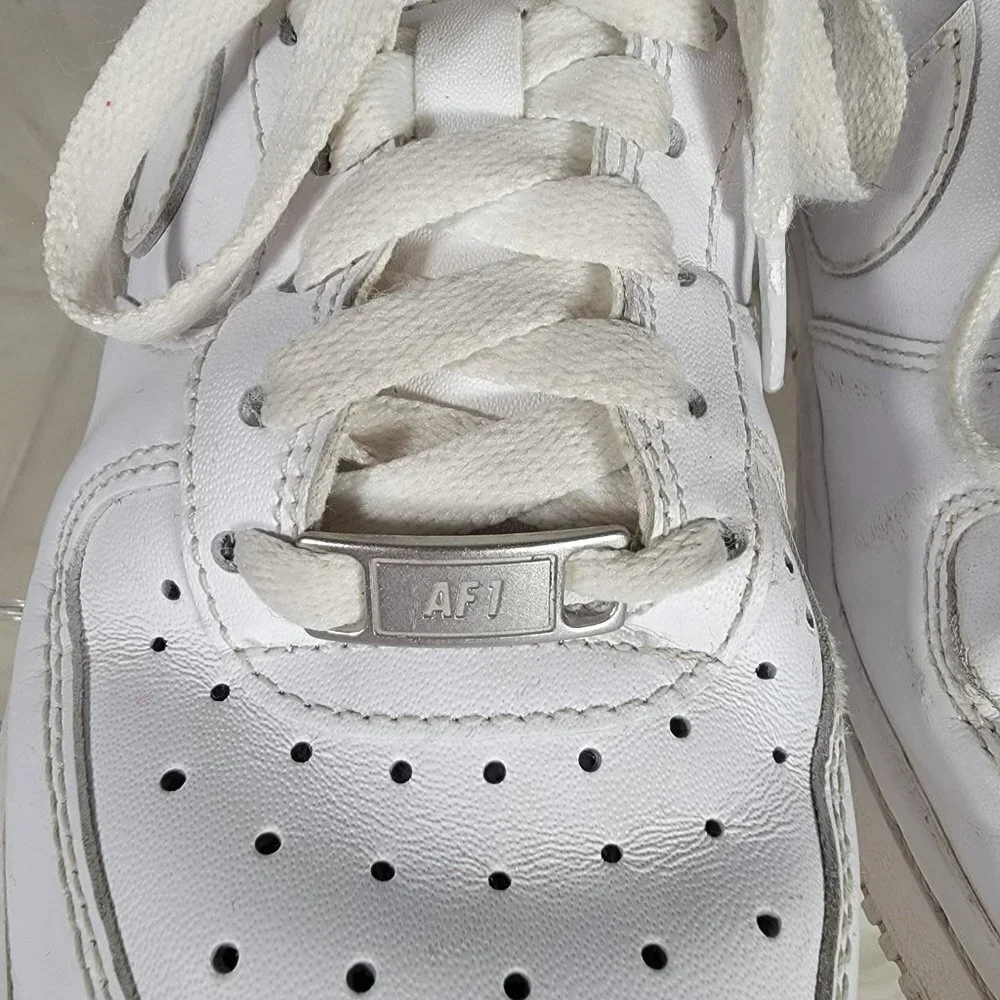 Nike‎ Af1 Air Force 1 Low Top White Sneakers